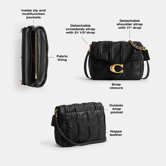 NWT COACH Tabby Times Square Shoulder Bag 26 With Quilting - Picture 12 of 14